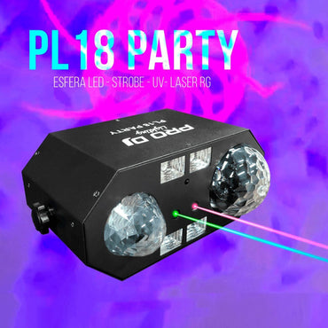 Luz Profesional Audioritmica Pl18 Party Prodj Lighting