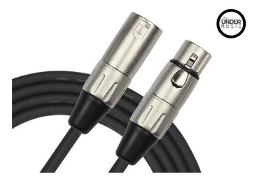 Cable de Micrófono Kirlin Mpc-480 Bk Xlr Macho Xlr Hembra 6m