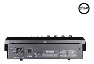 Consola Mezcladora Pro Dj Ad-4ux Mixer Análogo - Bluetooth