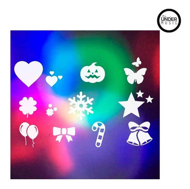 Luces Led Pl14 Con Figuras Movimiento Intemperie-gobo Pro Dj