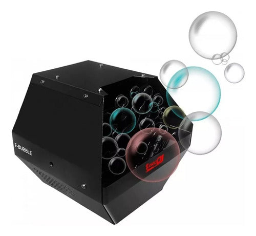 Máquina De Burbujas Pro Dj + Litro Líquido Para Burbujas