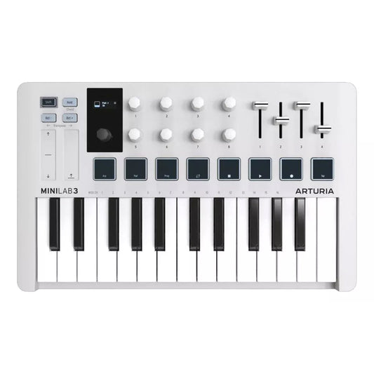 Controlador Teclado Midi Arturia Minilab 3 Blanco 25 Teclas