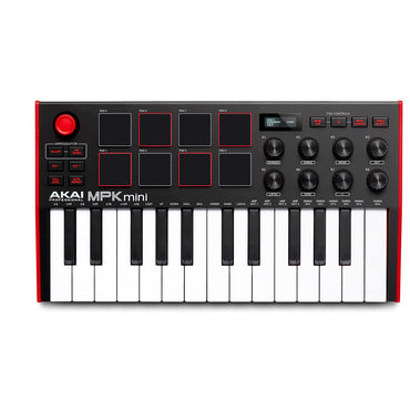 Teclado Controlador Midi Akai Mpk Mini3 Negro - Usb - Pad