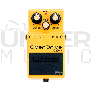 Pedal Efecto Boss Overdrive Od-3 Amarillo Guitarra Eléctrica