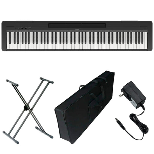 Piano Digital Yamaha P-145 88 Adapta + Base + Estuche