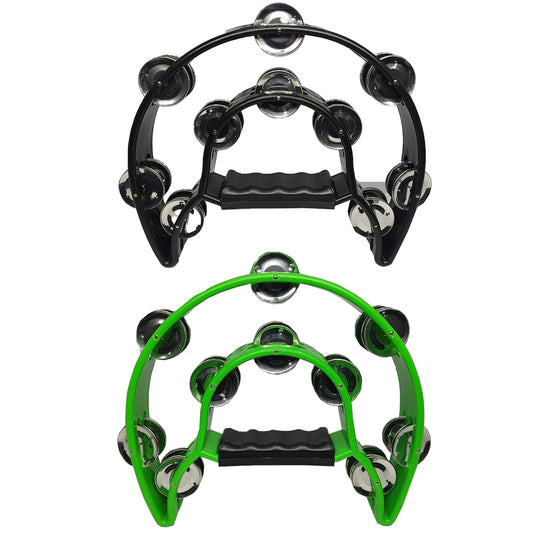 Pandereta Tambourine De Mano Media Luna (2 Unidades)