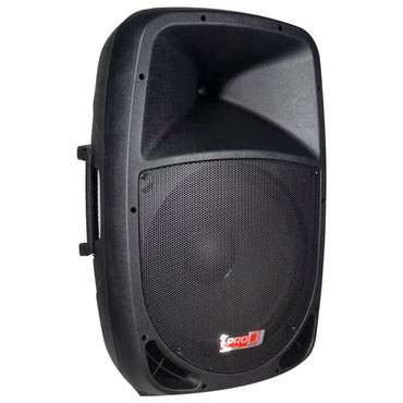 Combo Parlante Cabina Activa Pro Dj Pb15e-mp3 Base Micrófono