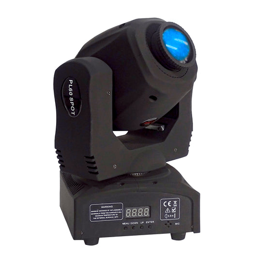 Luz Cabeza Móvil Spot Pro Dj Pl60 Spot Lighting Con Gobos