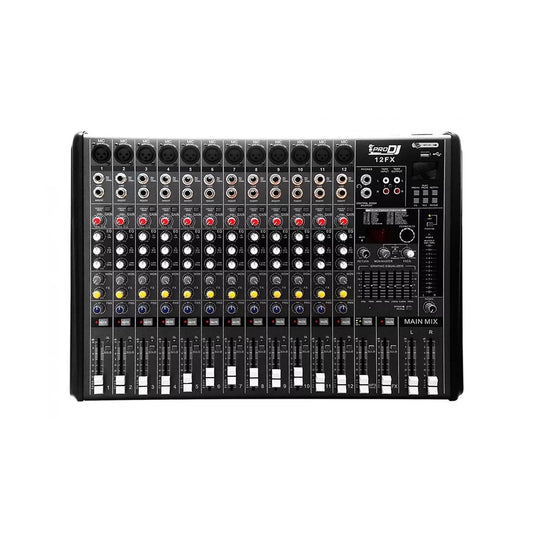 Consola Análoga Pasiva Pro Dj 12fx Interfaz Audio - Usb
