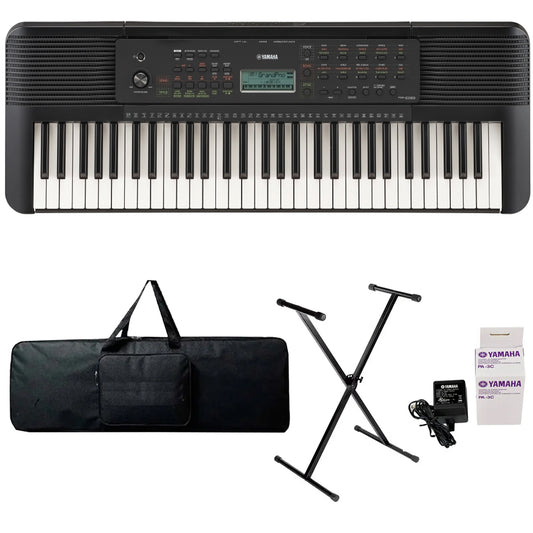 Teclado Organeta Yamaha Psr-e283 + Adaptador + Base + Forro
