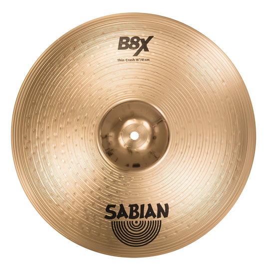 Platillo De Batería Sabian B8x Thin Crash De 16