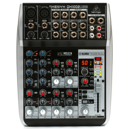 Behringer Xenyx Qx1002usb Consola Mixer Mezcladora