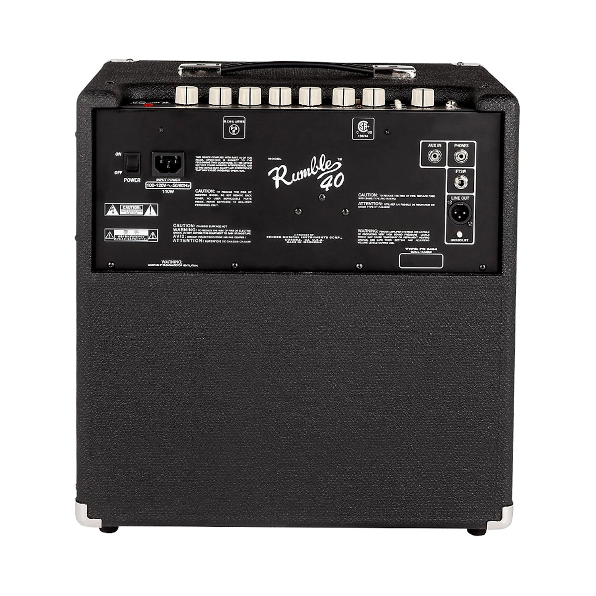 Amplificador  Fender Rumble 40 V3 De Bajo Eléctrico