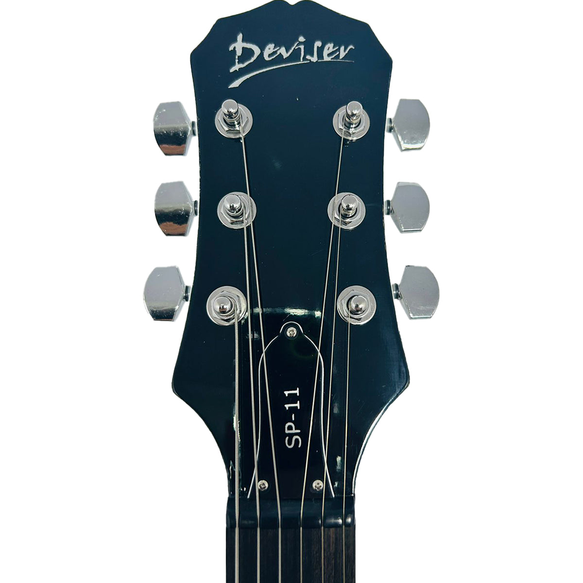 Kit Guitarra Eléctrica Deviser Sp11 Bk + Estuche+amplificador