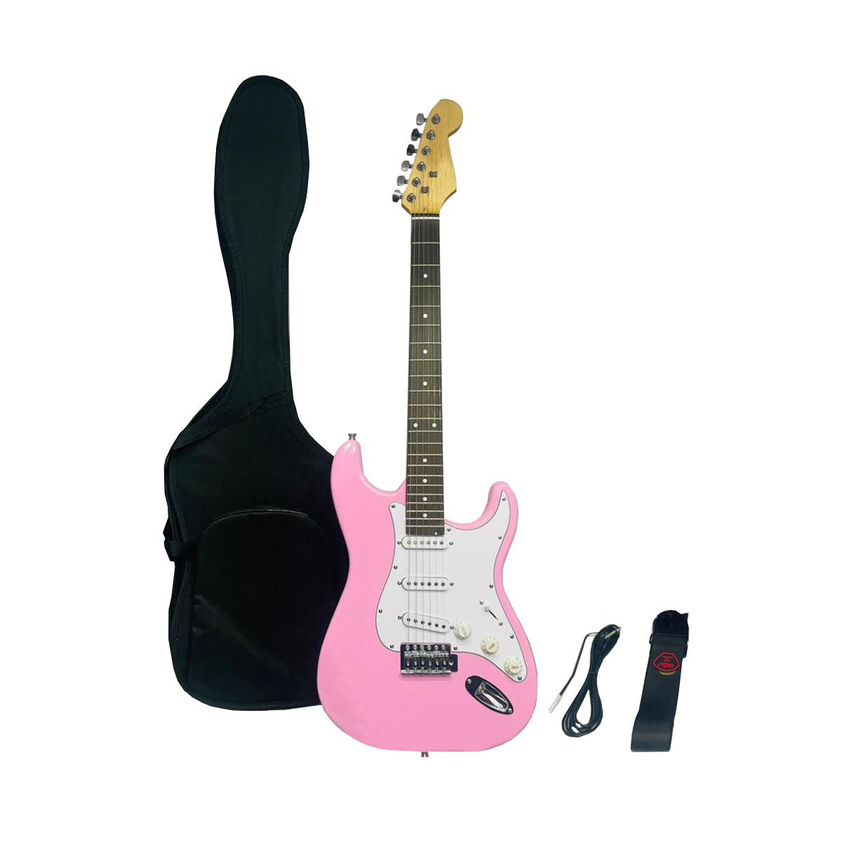 Guitarra Electrica Tipo Stratocaster Estuche Cable + Correa