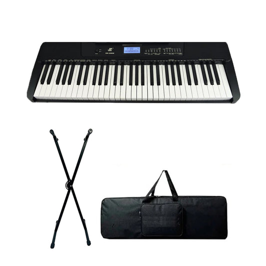 Teclado Electrónico Meike Mk2902 Sensibilidad + Base + Forro