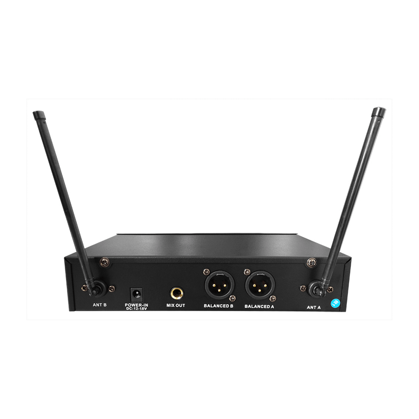 Micrófono Inalámbrico Pro Dj Uhf-32m Doble De Mano