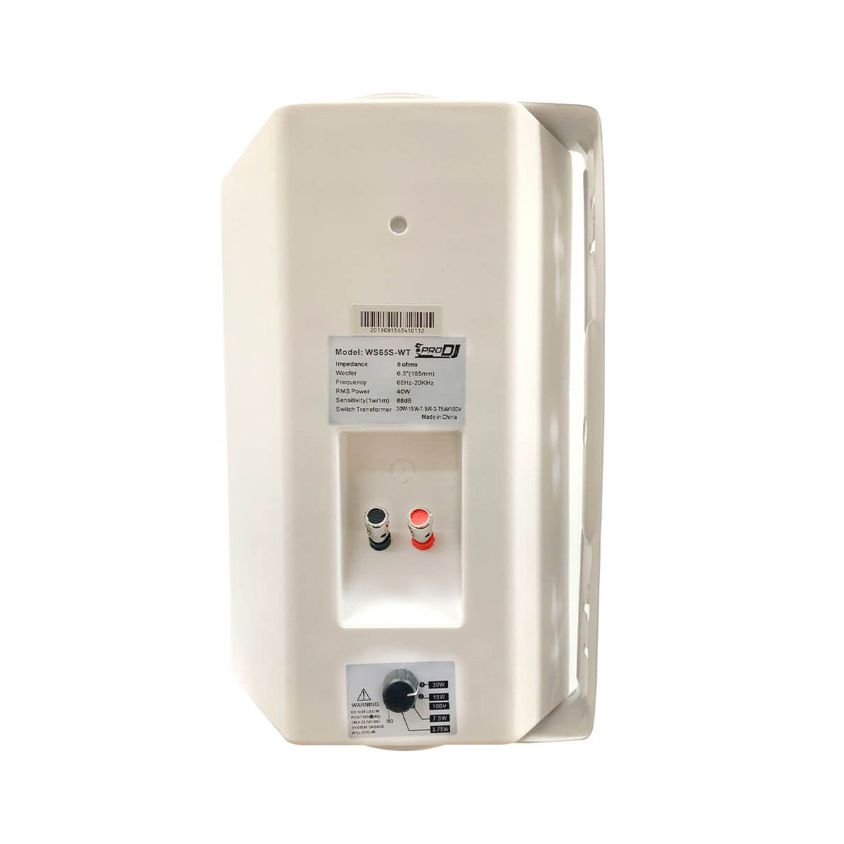 Parlantes Altavoz Ambiental Pro Dj Ws40s-wt Por Par