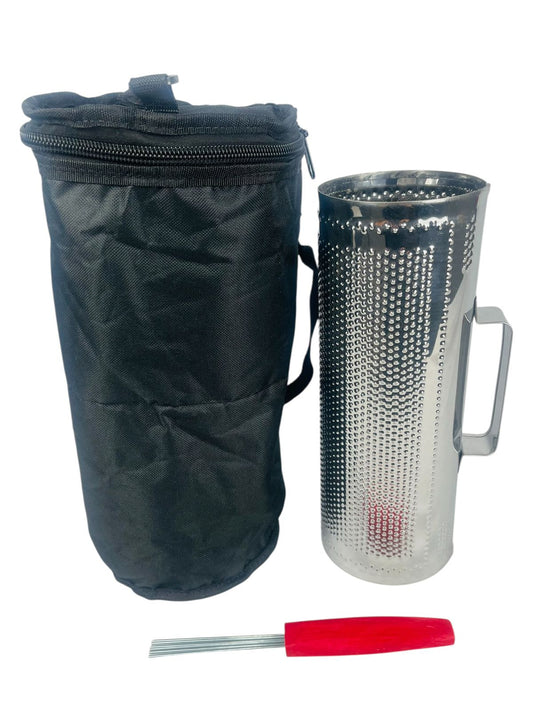 Guiro Carrasca Guacharaca Metálico #8 + Trinche + Estuche