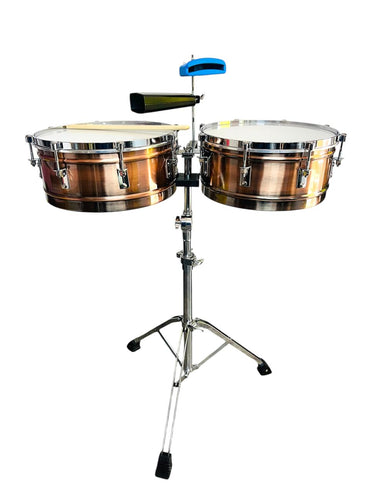 Timbal 5d2 Bronce Tmdbh 14 - 15 + Campana + Jam Block