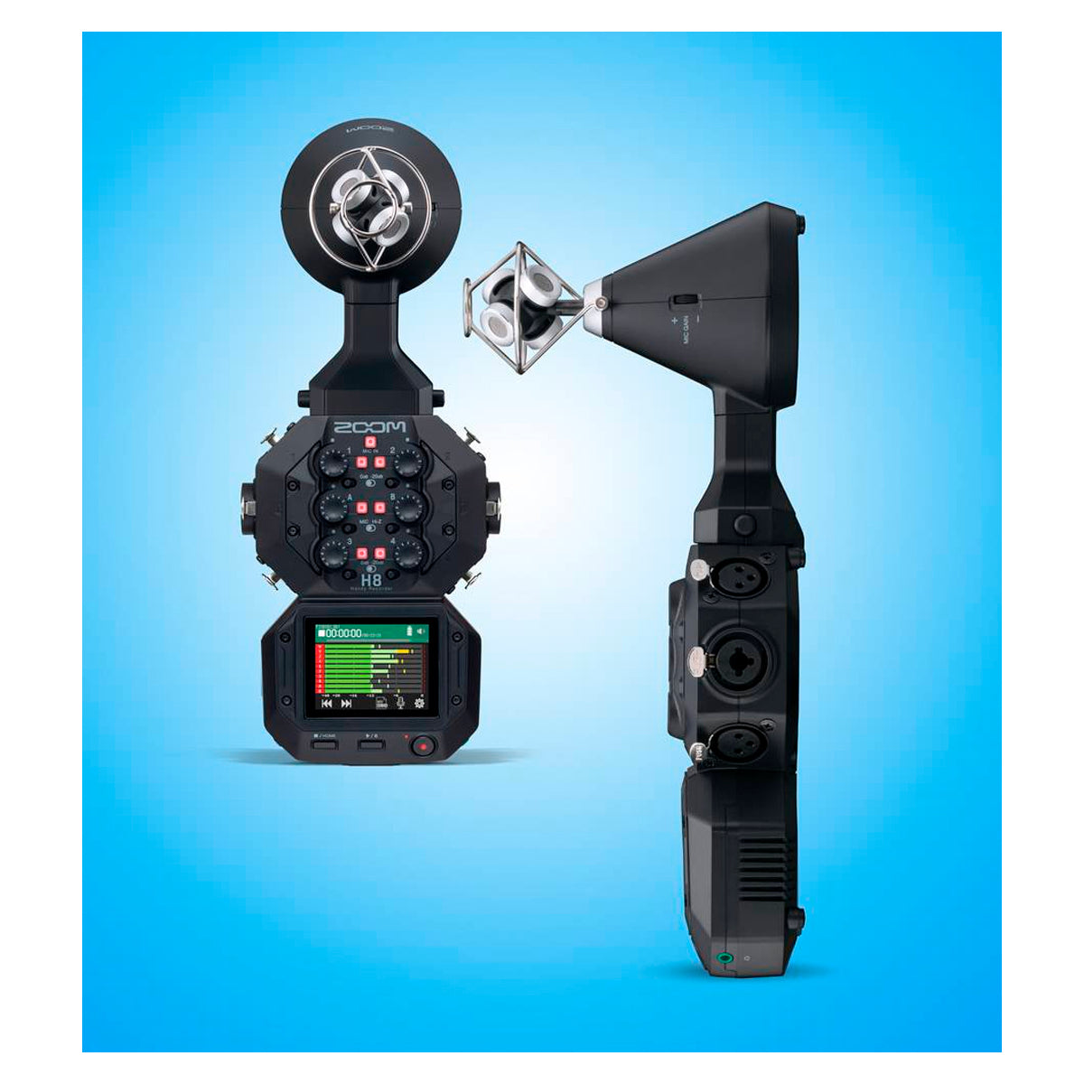 Grabadora Profesional H8 Digital - 8 Canales Zoom Black