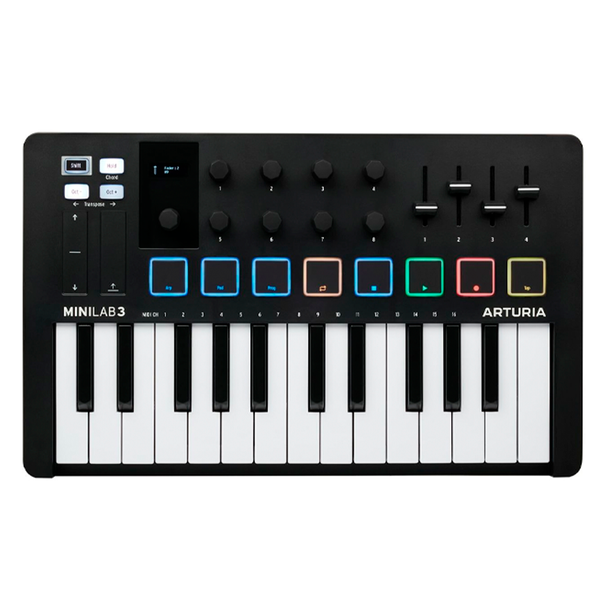 Controlador Teclado Midi Arturia Minilab 3 Blanco 25 Teclas