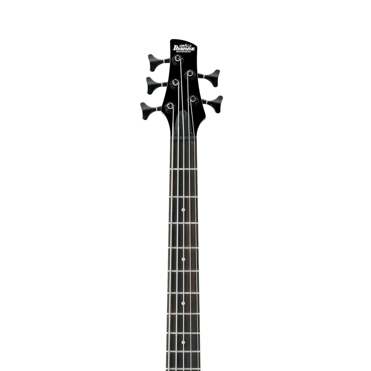 Ibanez GSR205SM-NGT Natural Gray Burst, detalle del clavijero y mástil
