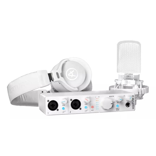 Combo Kit Pack De Grabación Arturia Minifuse 800212 - Blanco