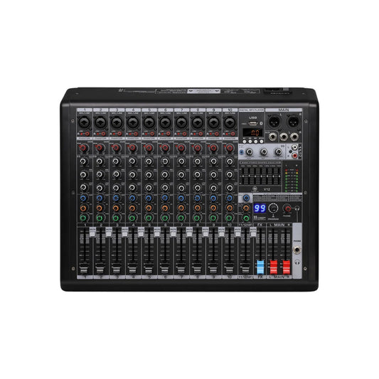 Consola Mezcladora Mixer - 12 Canales Con Efectos Aurora VX12