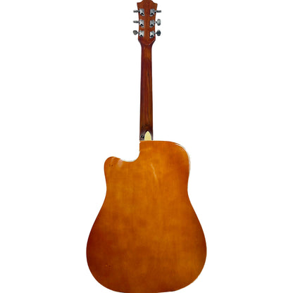 Guitarra Electroacústica Tipo Folk Ayson Cuerdas Acero