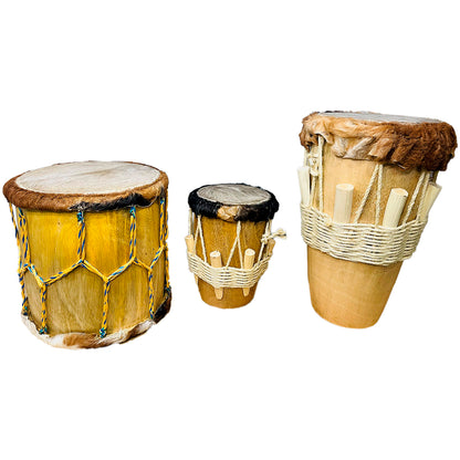 Set Tambores Alegre + Llamador + Tambora Costeña San Jacinto