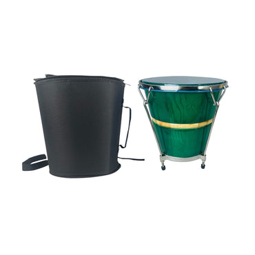 Caja Vallenata En Madera + Estuche Semiduro