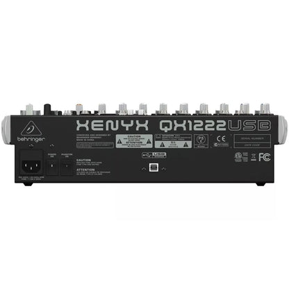 Mezclador Consola Behringer Qx1222usb Interfaz De Audio Usb