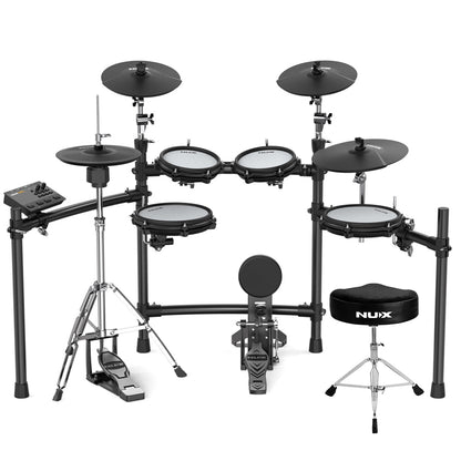 Batería Electrónica Nux Dm-310h + Silla Nux Ndt-03