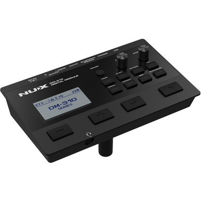 Bateria Eléctrica Nux Dm-310 Pads Malla Bombo Independiente