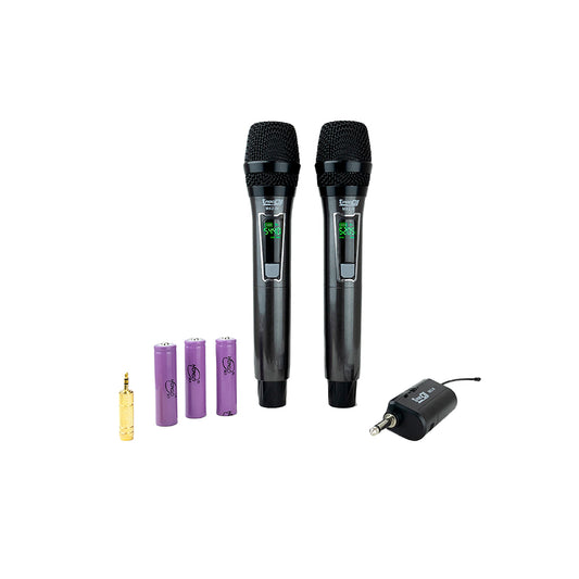 Micrófono Inhalámbrico Doble Pro Dj M62-m
