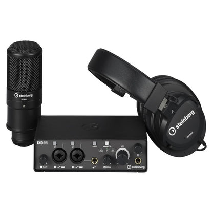 Pack Combo Interfaz De Grabación De Audio Steinberg Ixo22b
