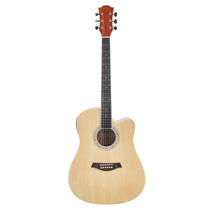 Guitarra Electroacústica Tipo Folk Ayson Cuerdas Acero