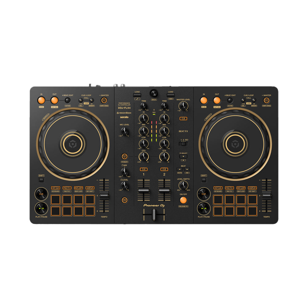 Controlador Consola Mezcladora Pioneer Dj Ddj Flx4n - Gold