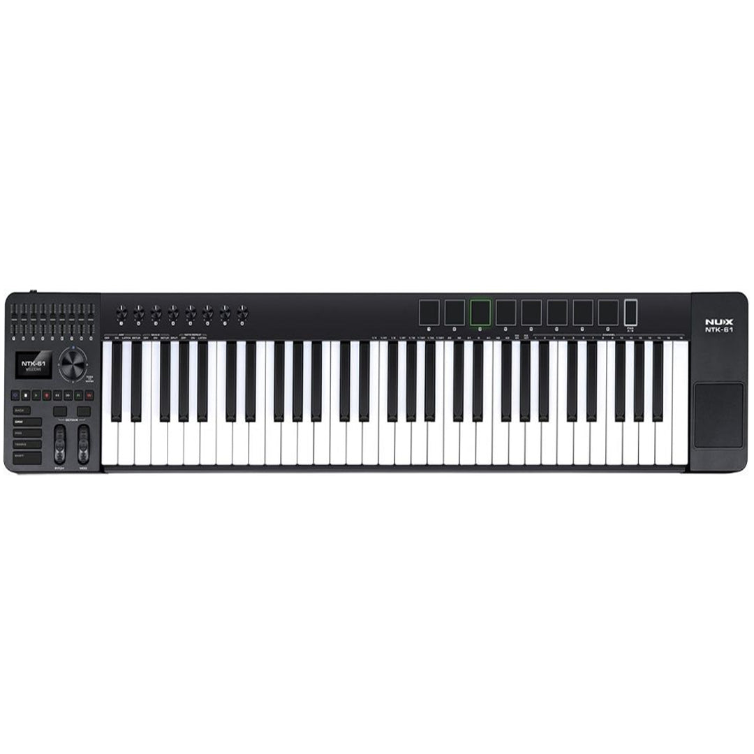 Teclado Controlador Midi Nux Ntk-61 De 61 Teclas