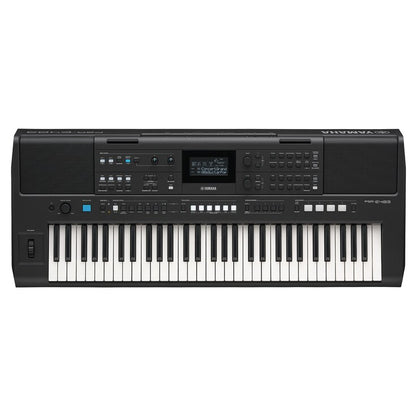 Teclado Yamaha Organeta PSR-E483 + Adap + Base Doble +Estuche Semiduro+ Silla+Pedal Sustain