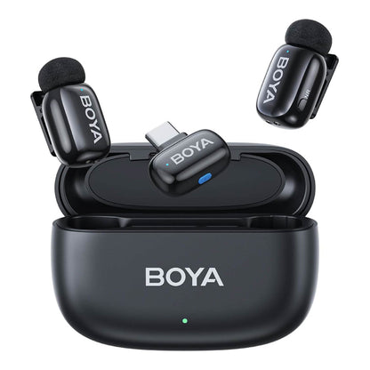 MICRÓFONO INALÁMBRICO BOYA MINI-14 DOBLE USB-C 2,4 GHZ