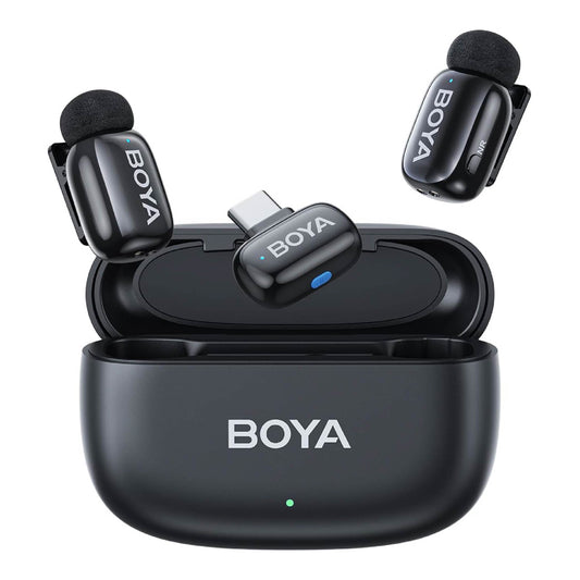 MICRÓFONO INALÁMBRICO BOYA MINI-14 DOBLE USB-C 2,4 GHZ
