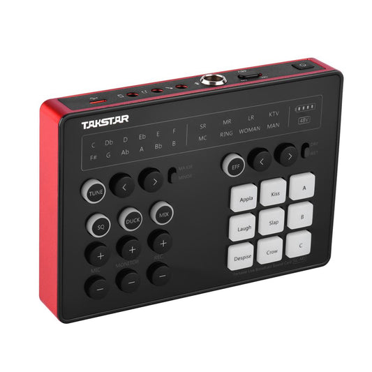 Interfaz De Sonido Portátil Para Transmisión En Vivo Sc-m1