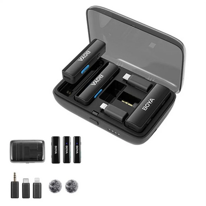 Micrófono Inalámbrico Boya Boyalink 3-01 2tx + 1rx 2.4ghz