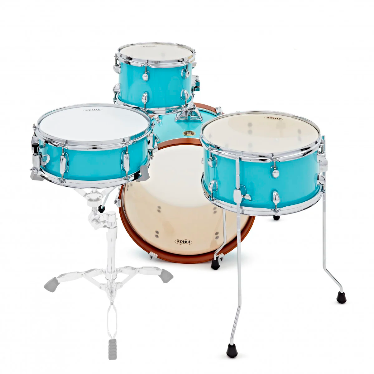 Bateria Tama Club Jam Ljk48H4-Aqb Azul Aqua Blue Gloss