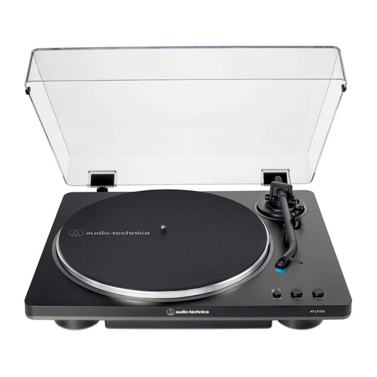 Tornamesa Tocadisco Bandeja Audio-technica At-LP70x-bg Negro