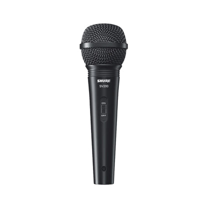 Micrófono Shure Sv200 Dinámico Cardioide Negro + Cable
