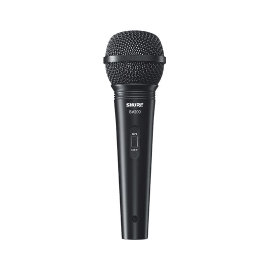 Micrófono Shure Sv200 Dinámico Cardioide Negro + Cable