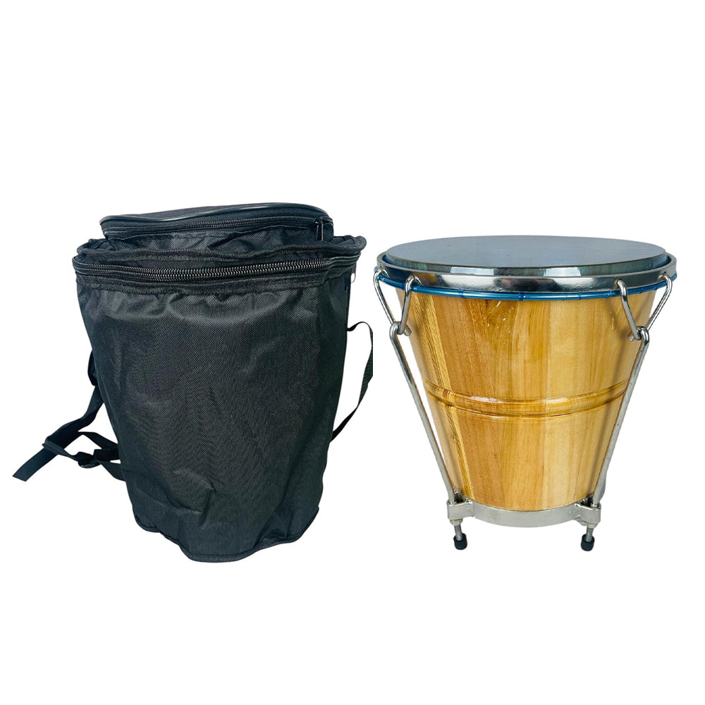 Caja Vallenata En Madera + Estuche